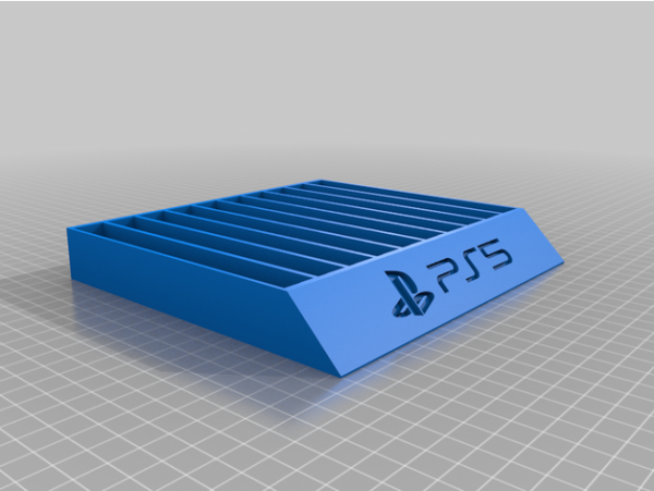 Suport jocuri PS5 - 3D Print. Printeaza-ti proiectul 3d tau sau alege dintre proiectele special culese pentru tine.